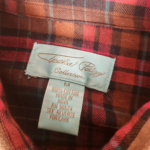 Tasha Polizzi Collection Plaid Shirt Dress Medium Western Style - Picture 2 of 11